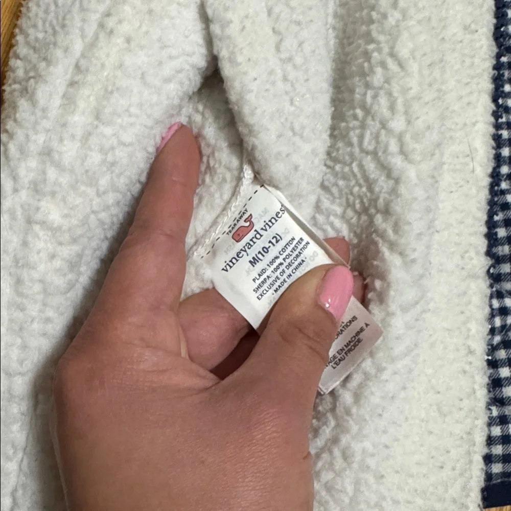 Vineyard Vines Reversible Fleece Plaid Vest - Picture 2 of 7